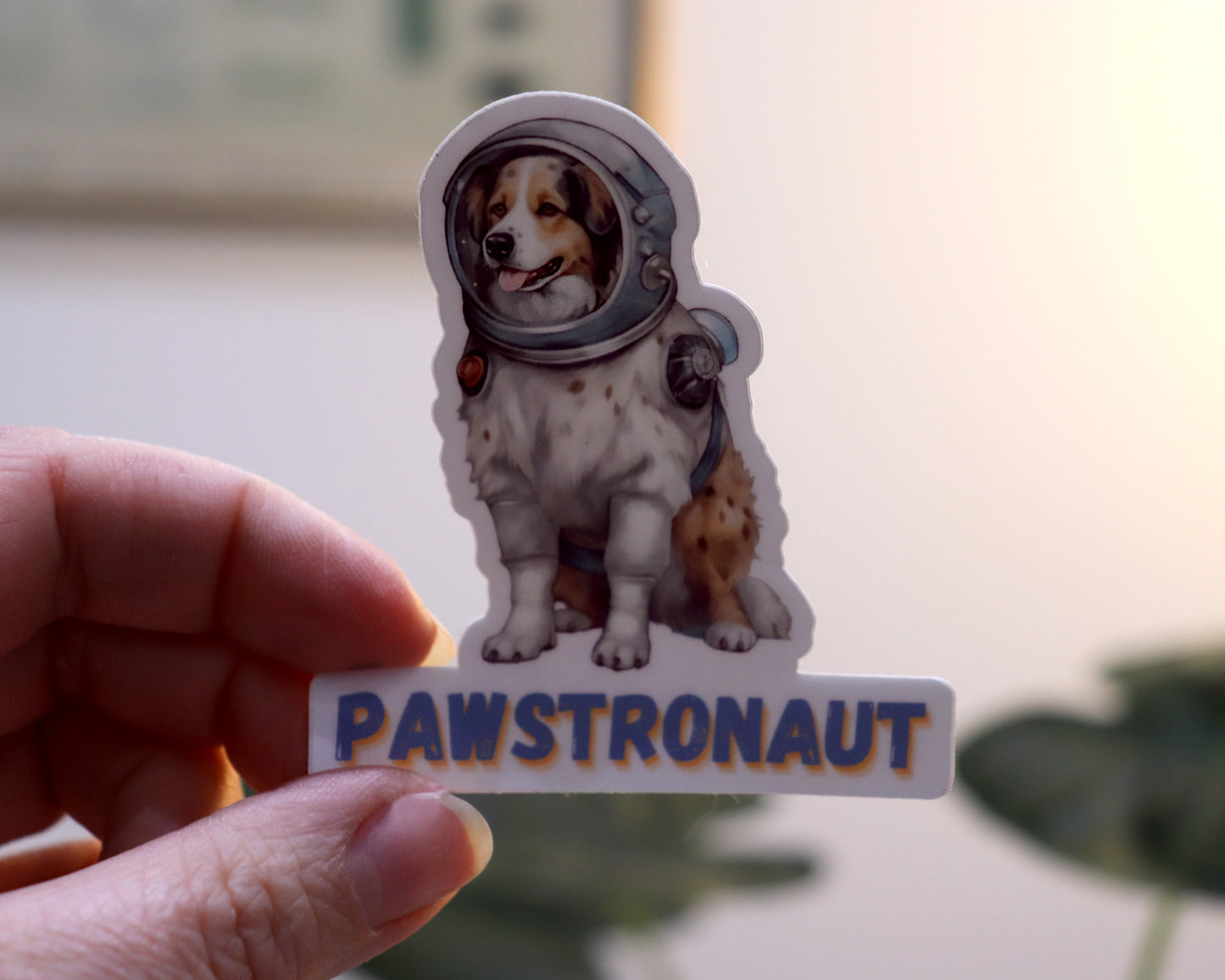 Vinyl-Sticker Pawstronaut