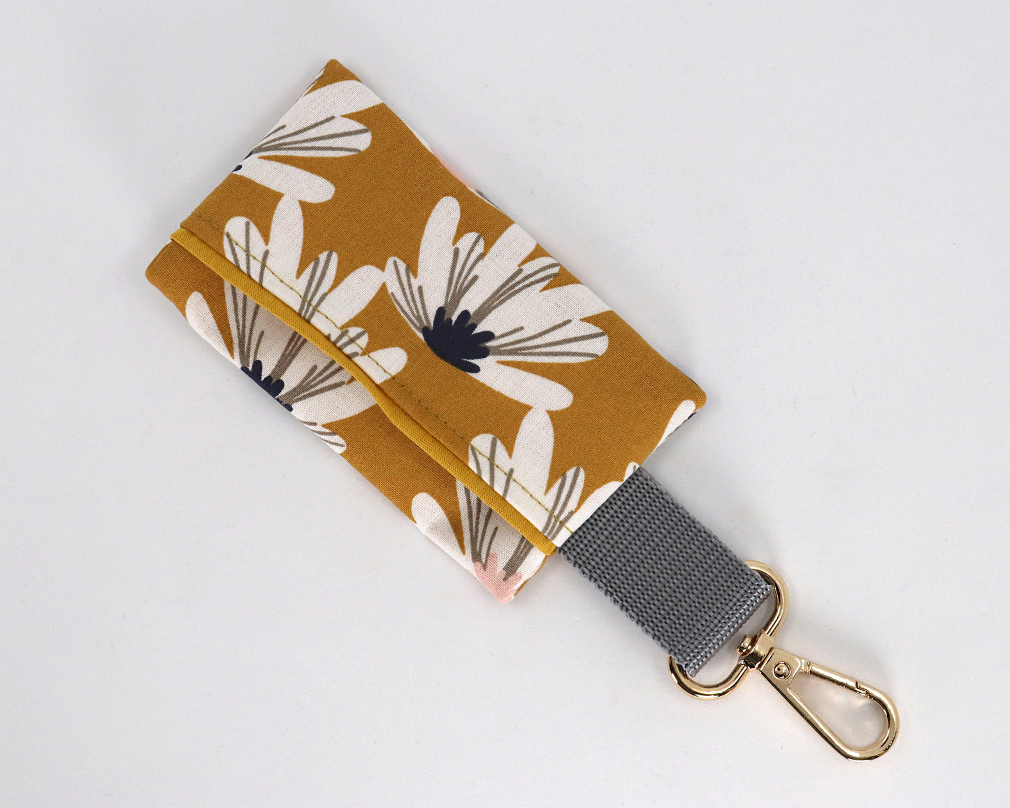 Hundetütenspender große gelbe Blumen