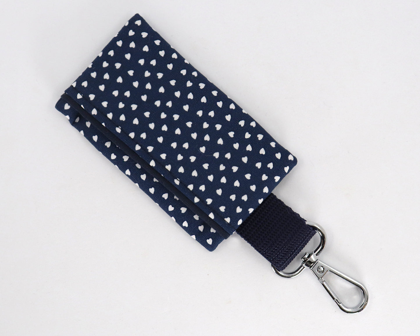 Hundetütenspender blau weiße Herzchen