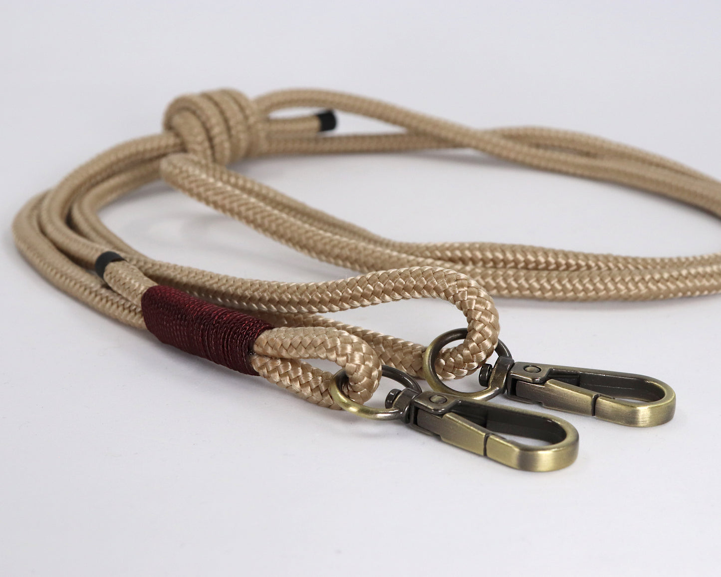 Umhängegurt beige bordeaux