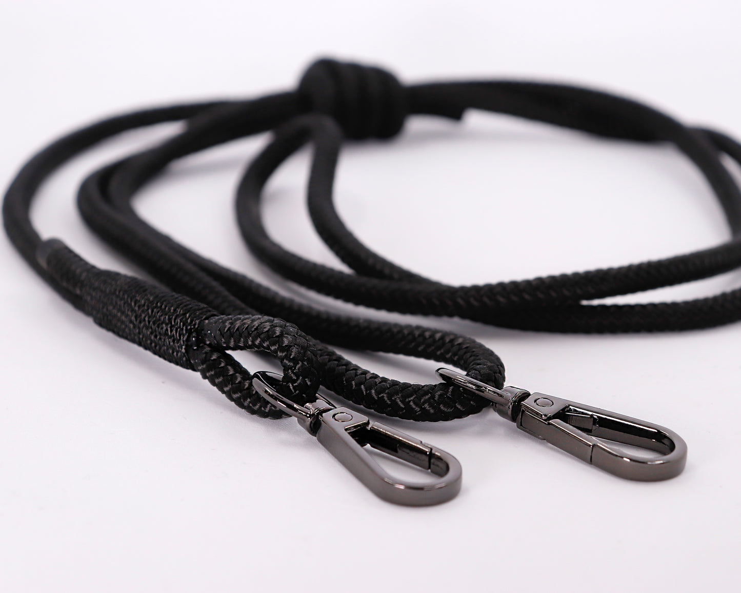 Umhängegurt schwarz gunmetal