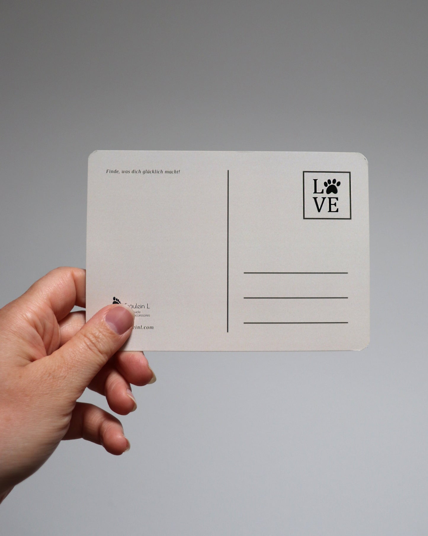 Postkarte stay pawsitive