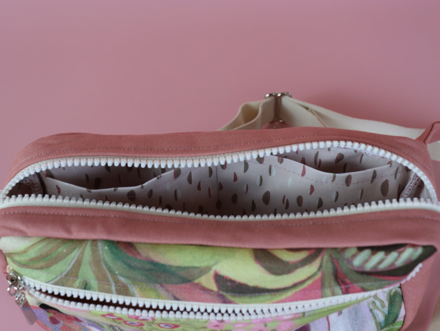 Handmade Gassitasche / Bauchtasche Kadu puderrosa