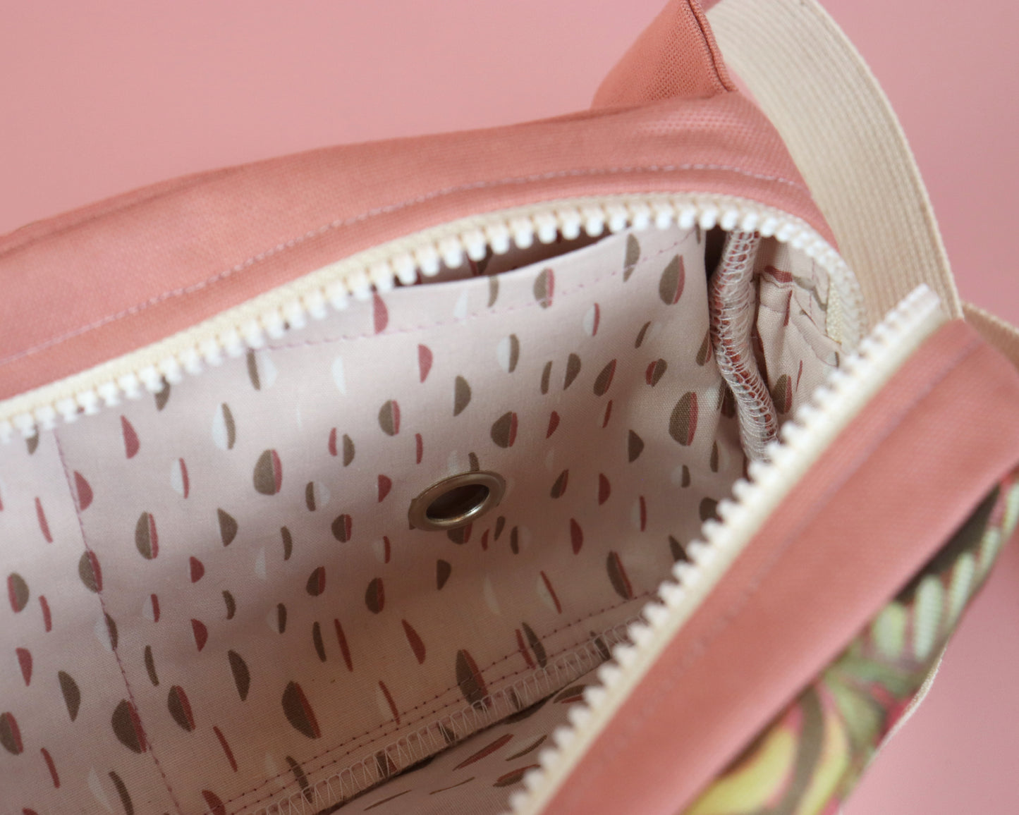 Handmade Gassitasche / Bauchtasche Kadu puderrosa