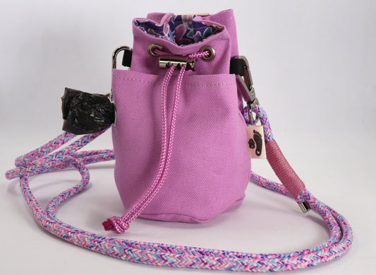 Limited Edition - Leckerlibeutel für Hunde - Kaia violett - Gassitasche mit Tütenspender